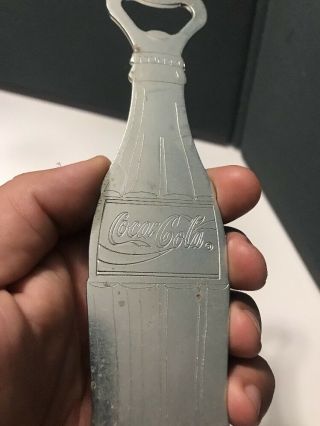 Vintage Coca - Cola Bottle Opener,  Portable,  Shape Of Coca Cola Bottle 2