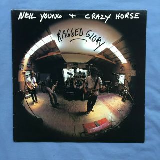 Neil Young & Crazy Horse Ragged Glory 1990 Lp 1st Issue Reprise W/ Inner Sleeve