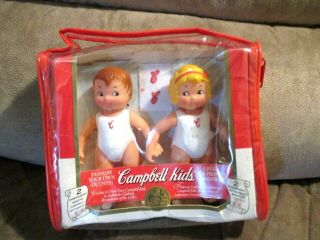 Vintage 5 " Campbell Soup Kids Collector Dolls 1995 - Fibre Craft