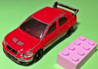 Tomica Mitsubishi Lancer Evo Vii 7 No.  34 Dicast Car Toy Rare Junk