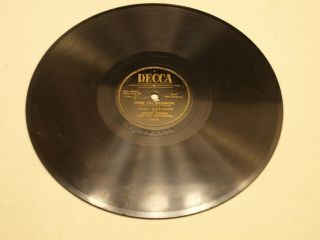 Vintage Decca 78 Rpm Judy Garland Over The Rainbow You Made Me Love Record 25493