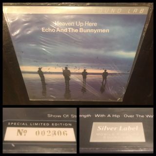 Echo And The Bunnymen Heaven Up Here Lp Msfl Silver Mofi Electrafixion