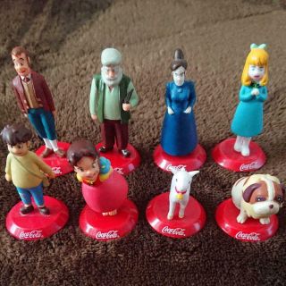 Heidi Girl In The Alps Japanese Anime Figures Set Of 8 Rare From Japan F0