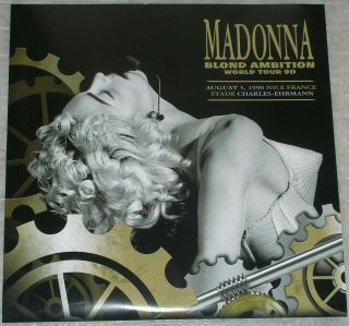 Madonna,  Blond Ambition 1990,  France,  Aug.  1990,  Colour Vinyl Lp