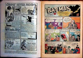 Famous First Edition C - 28 (1974) REPRINTS Detective Comics 27 1st Batman 1939 3