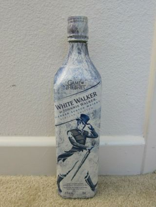 Johnnie Walker Limited Edition Got White Walker Whisky 750ml Empty Bottle