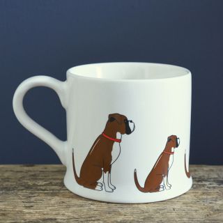 Sweet William Boxer Dog Mug | Great Gift For Boxer Dog Lovers | P&p