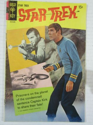 Star Trek 2 Vg,  Gold Key Comics,  1968 Photo Cover William Shatner & Nimoy
