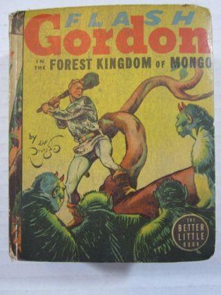 Big Little Book 1492 Flash Gordon In The Forest Kingdom Of Mongo (whitman 1938)