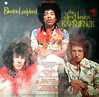THE JIMI HENDRIX EXPERIENCE,  ELECTRIC LADYLAND,  2 LP SET,  1968, 2