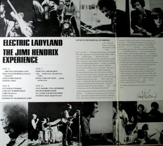 THE JIMI HENDRIX EXPERIENCE,  ELECTRIC LADYLAND,  2 LP SET,  1968, 3