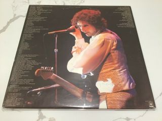 BOB DYLAN Vinyl DYLAN at Budokan Japan press w/OBI & COLOR POSTER and boolet 2