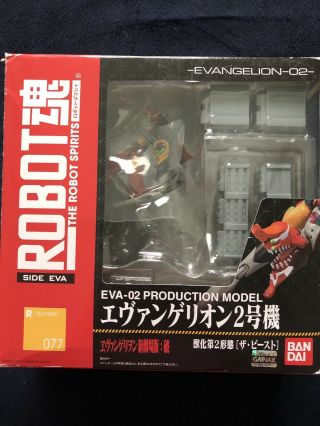 Robot Spirits Side Eva Evangelion Eva - 02 The Beast Figure Bandai Japan
