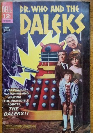 Dr.  Who And The Daleks,  Dell Comic Book,  1966