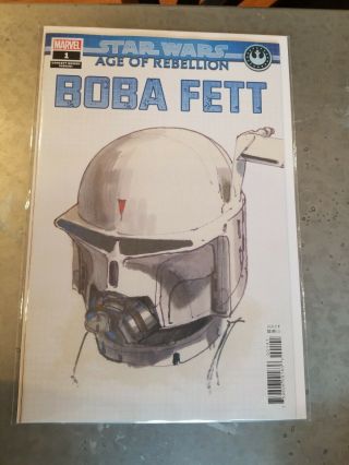 Star Wars Age Of Rebellion Boba Fett 1c 2019 Concept Nm