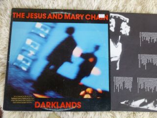 The Jesus And Mary Chain Lp Darklands Warner Bros 1 - 25656 Promo 1987