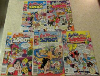 Archie 3000 1,  3 To 9,  11 To 16 (nm - 9.  2) 1989 Near Complete Set 30 Off Guide