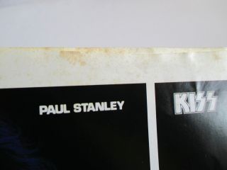 KISS paul stanley LP Vinyl JAPAN VICTOR CASABLANCA VIP - 6577 OBI POSTER / 4