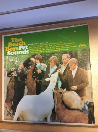 The Beach Boys - Pet Sounds Mono 1966 Record T - 2458 Vg/vg,