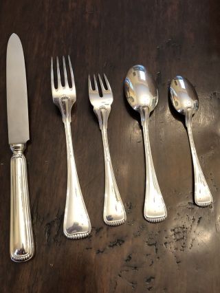 Buccellati Italy Milano Sterling Silver Five Piece Place Setting 2