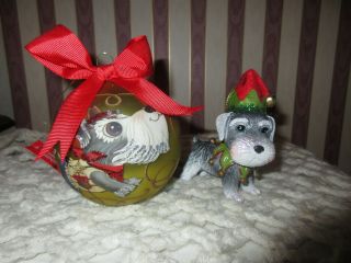 Scottish Sealyham Terrier Christmas Ornaments