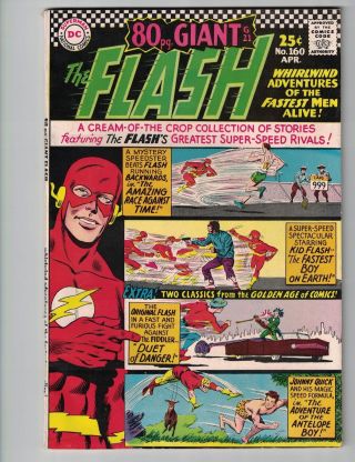 The Flash 1966 Dc 80 Page Giant Comic Book 160 Bc