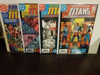 Tales Of The Teen Titans 42 43 44 Ann 3 Judas Nightwing 1984 Wolfman Perez Dc