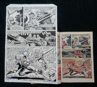 Marvel Team - Up 78 Spider - Man Comic Book Art 1978 2