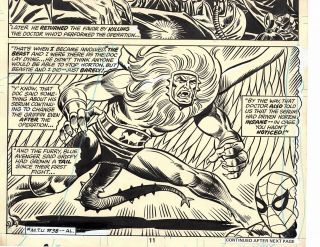 Marvel Team - Up 78 Spider - Man Comic Book Art 1978 4