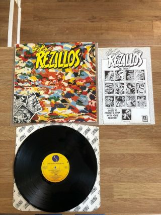 The Rezillos - Can’t Stand The.  Rare Orig Uk Debut Lp,  Insert 1978 A1/b1