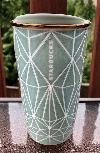 Starbucks Ceramic Coffee Travel Tumbler Mug 12oz