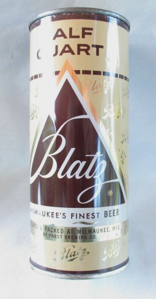 Vintage Blatz Ft 16 Oz Beer Can - Blatz Copr.  By Blatz Brewing Co.  1952