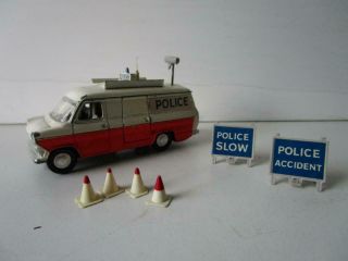 Vintage Dinky Police Ford Transit Van Accident Unit No 272
