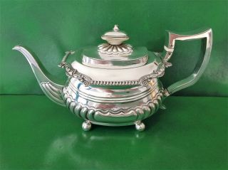 Antique Georgian Silver Teapot - 1814