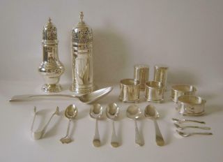 Sterling Silver Items For Scrap Or Use 804 Grams Silver Weight