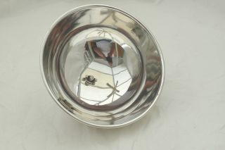 RARE EDWARDIAN HM STERLING SILVER MUFFIN DISH & COVER 1909 12