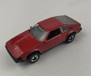 Vintage Mattel Hot Wheels 1982 Dark Red Toyota Supra Black Walls
