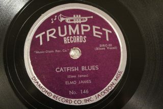 BLUES ELMORE JAMES BOBO THOMAS Dust My Broom / Catfish Blues TRUMPET 146 Hear 3