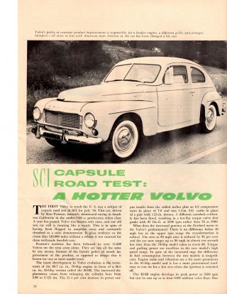 1957 Volvo Pv444 2 - Page Road Test / Article / Ad