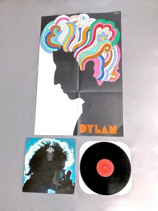 Bob Dylan Greatest Hits W/ Milton Glaser Poster Columbia Pc9463