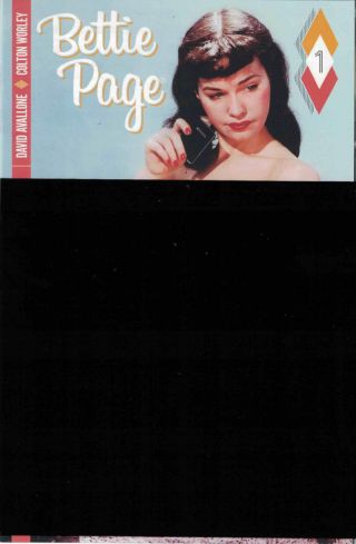Bettie Page 1,  Vf,  Photo Cover,  Variant,  2017,  Betty,  More In Store,  M