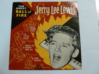 Jerry Lee Lewis - Ep 107 Vg,  /vg,  Ps Vg,  1957