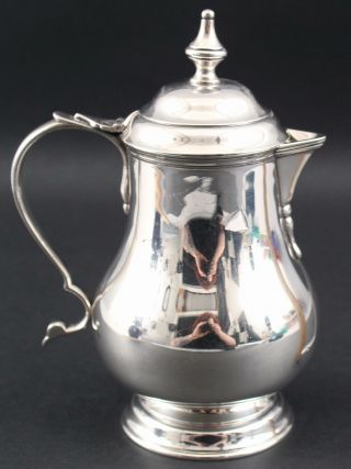 Antique STIEFF Sterling Silver Colonial Williamsburg Syrup Creamer Pitcher 2