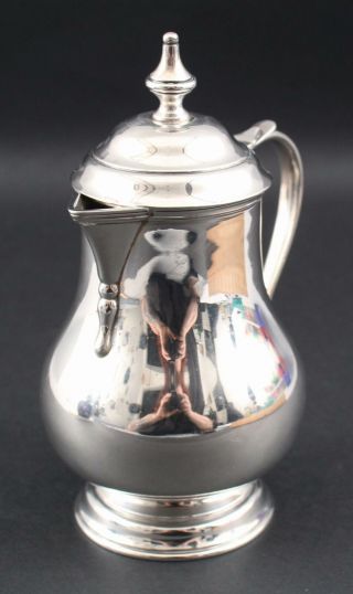 Antique STIEFF Sterling Silver Colonial Williamsburg Syrup Creamer Pitcher 3