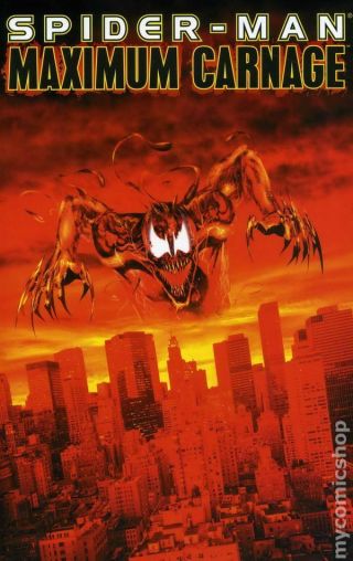 Spider - Man Maximum Carnage Tpb (marvel) 1 - Rep 2004 Nm Stock Image