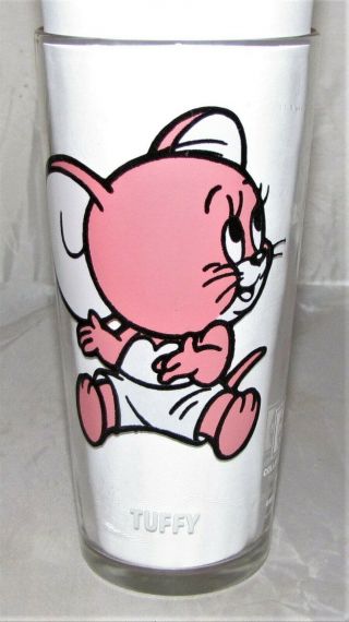 Vintage Pepsi Collector Series Drinking Glass Tumbler M - G - M Tuffy Mouse 1975