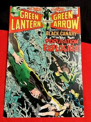 Green Lantern 81 Vf 8.  5 Hal Jordan Green Arrow Black Canary Neal Adams Dc 1970