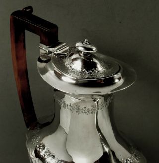 English Sterling Silver Coffee Pot 1894 Joseph Rodgers 3