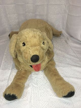 Vguc - 27” Ikea Gosig Golden Retriever Plush Puppy Dog Jumbo Stuffed Large
