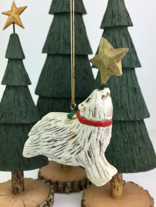 David Frykman Polar Bear Hanging Christmas Ornament 1996 Nos